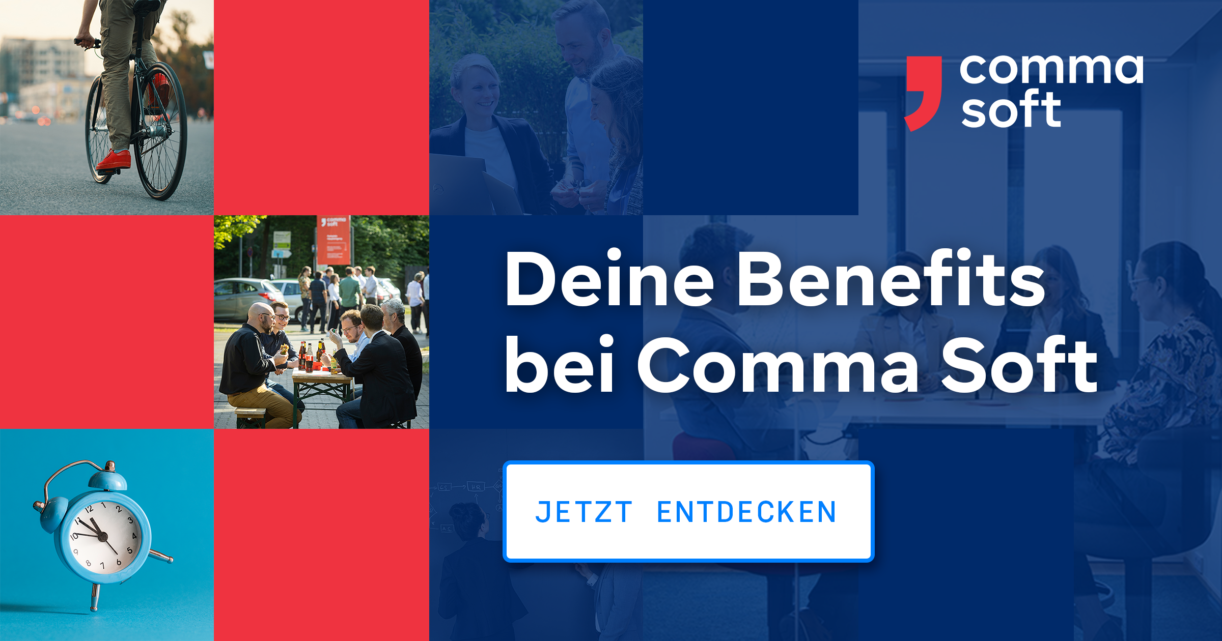 Deine Benefits bei Comma Soft
