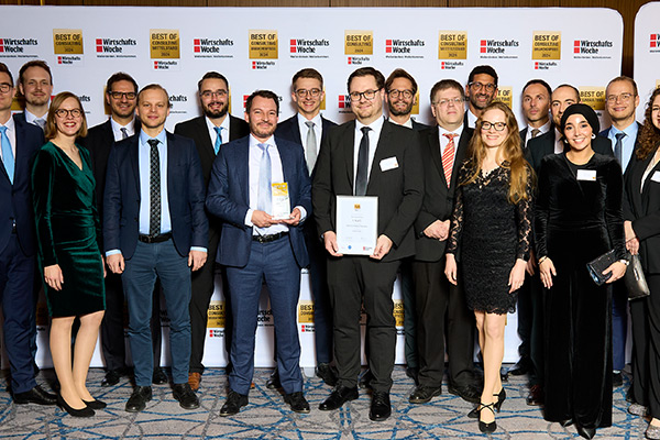 Preisverleihung Best of Consulting Gruppenbild