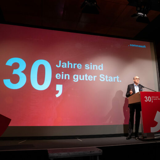 Stephan Huthmacher bei der Jubiläumsfeier 30 Jahre Comma Soft