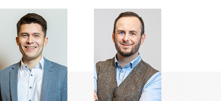 Dr. Andrej Fischer und Dr. Markus Knappitsch